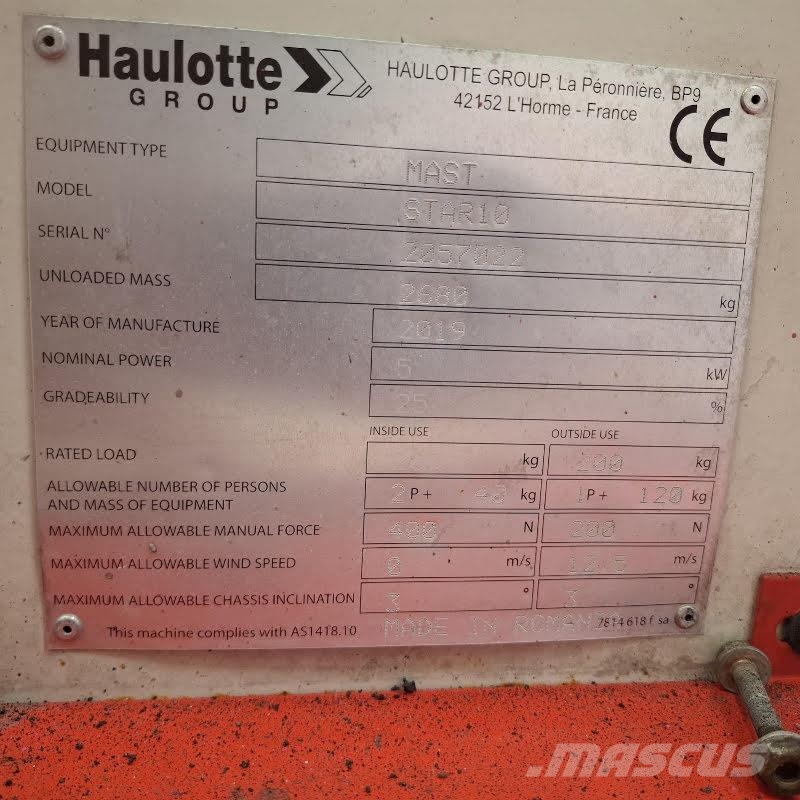 Haulotte STAR 10 垂直昇降型リフト