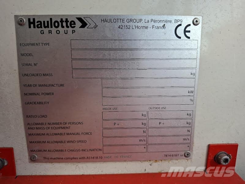 Haulotte STAR 10 垂直昇降型リフト