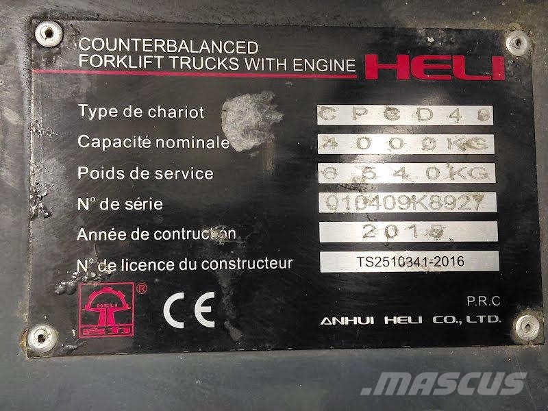 Heli CPCD40 Dīzeļa autoiekrāvēji
