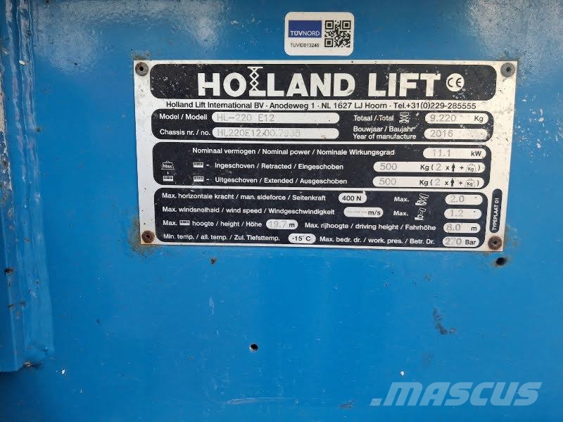 Holland Lift HL-220 E12 Elevadores de tesoura