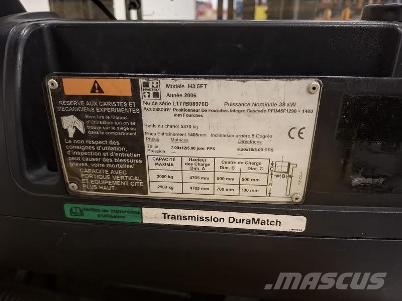 Hyster H3.5FT LPG forklifts