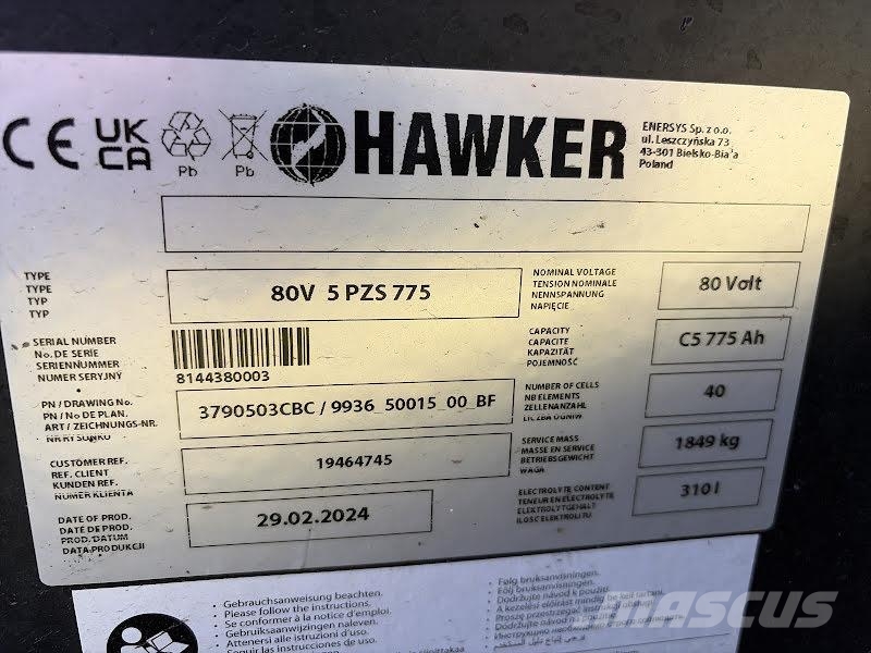 Hyster J3.5XN شاحنات ذات رافعات شوكية تعمل بالكهرباء
