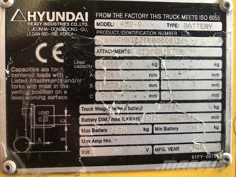Hyundai 45B-9 Electric forklifts