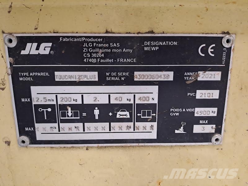 JLG TOUCAN 12E PLUS Vertikālie pacēlāji