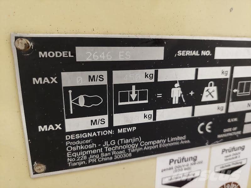 JLG 2646ES Käärtõstukid