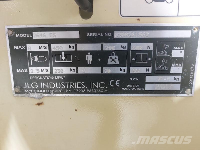 JLG 2646ES 剪叉式升降机