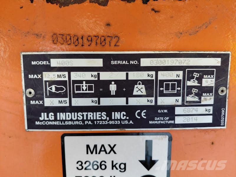 JLG 400S Telescoophoogwerkers