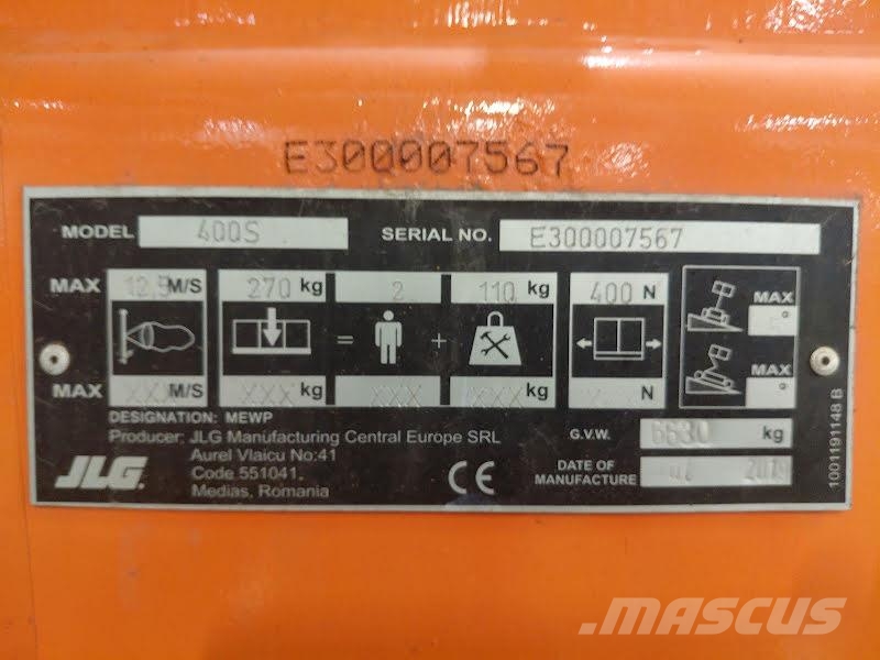 JLG 400S Telescoophoogwerkers