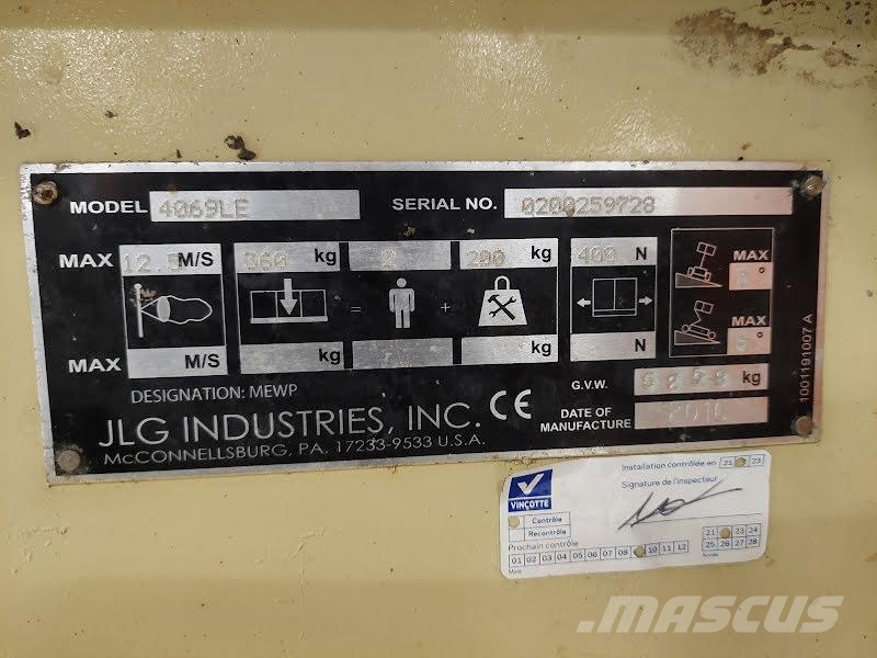 JLG 4069LE Sakselifter
