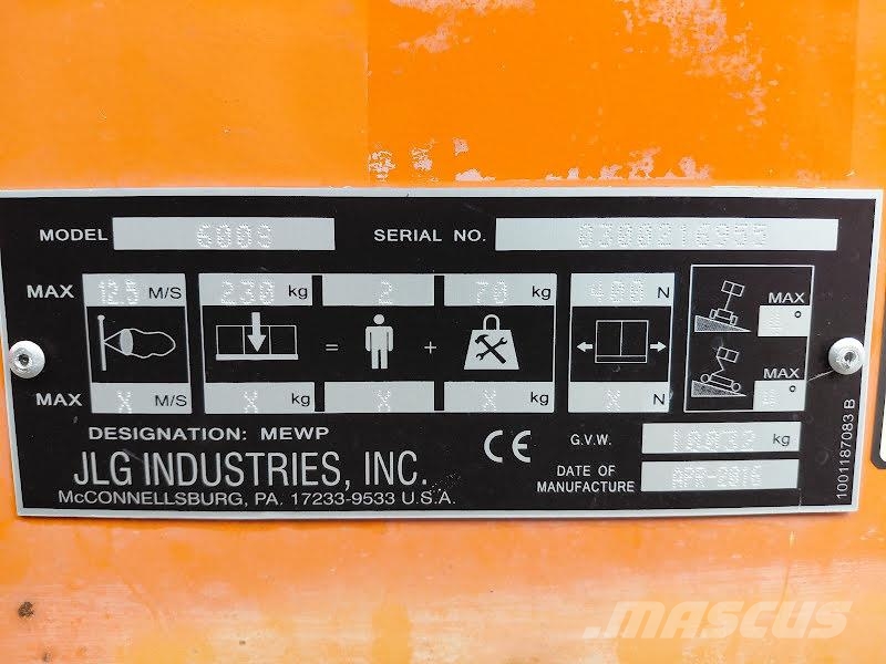JLG 600S Telescoophoogwerkers