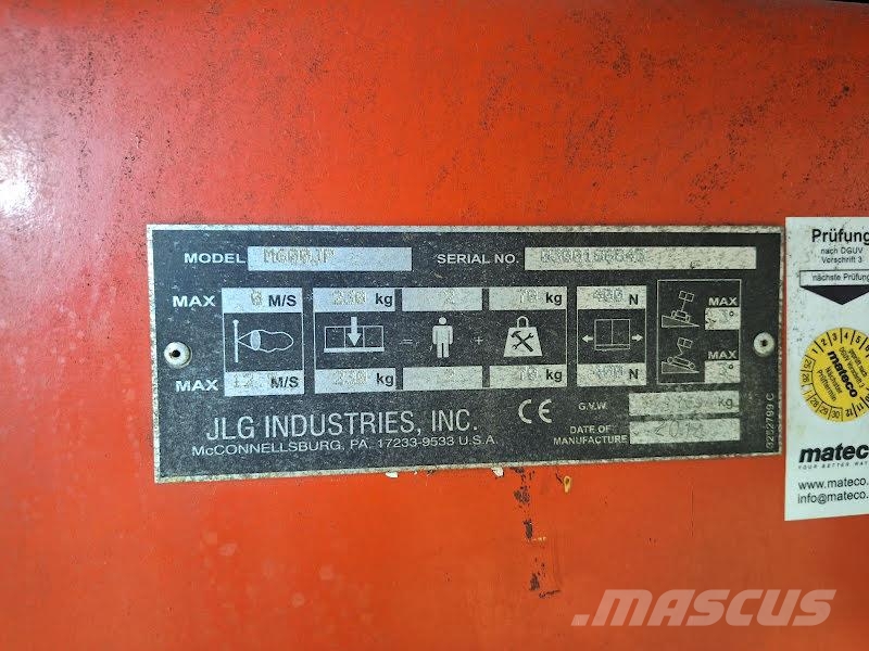 JLG M600JP Knikarmhoogwerkers