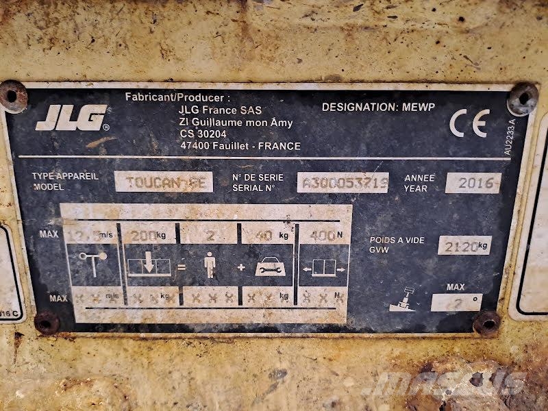 JLG TOUCAN 8E رافعات السارية الرأسية