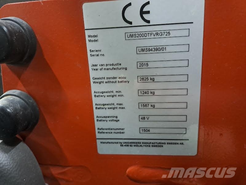 Lafis 200 DTFVRG 725 LUMS Lükandmastiga tõstukid