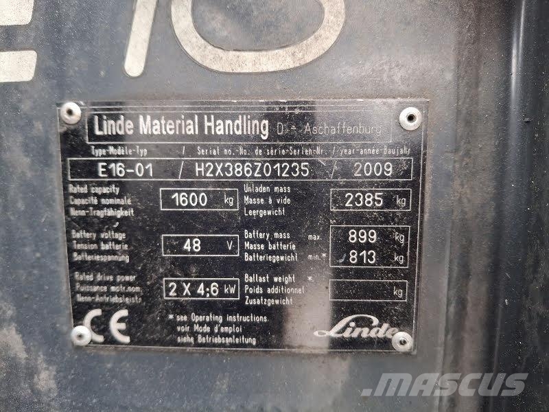 Linde E16 Chariots élévateurs électriques