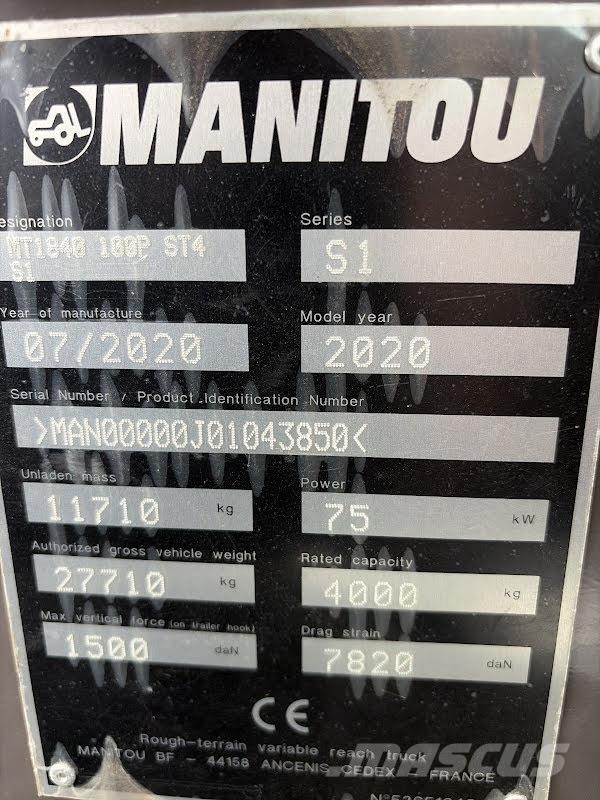 Manitou MT1840 PRIVILEGE Τηλεσκοπικοί ανυψωτές