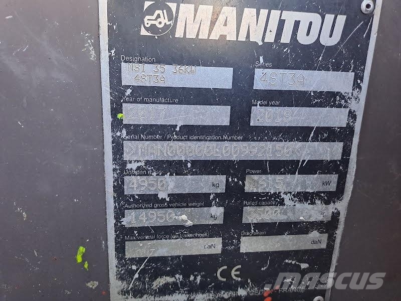 Manitou MSI35 T 36KW 4ST3A Dīzeļa autoiekrāvēji