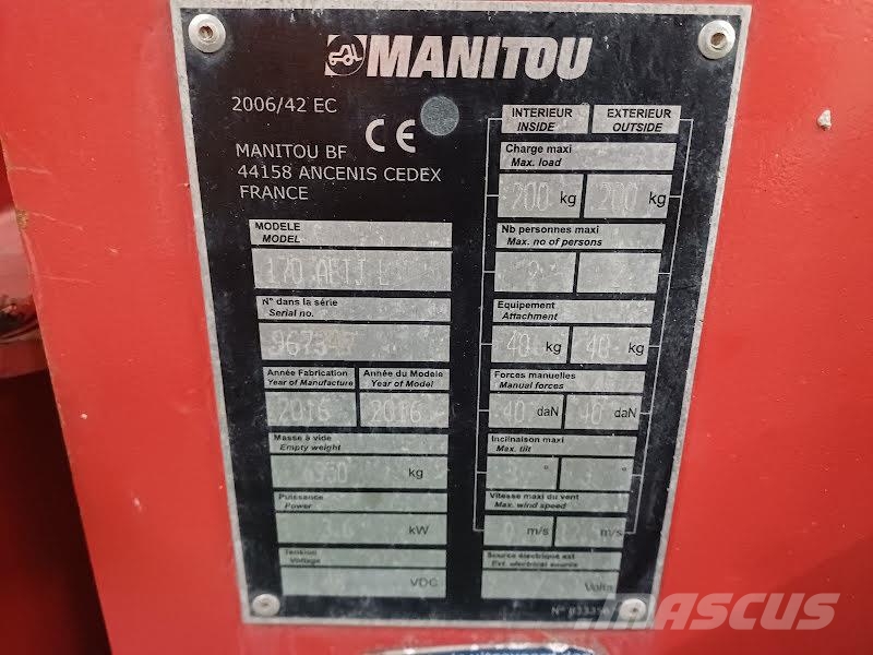 Manitou 170AETJ L Knikarmhoogwerkers