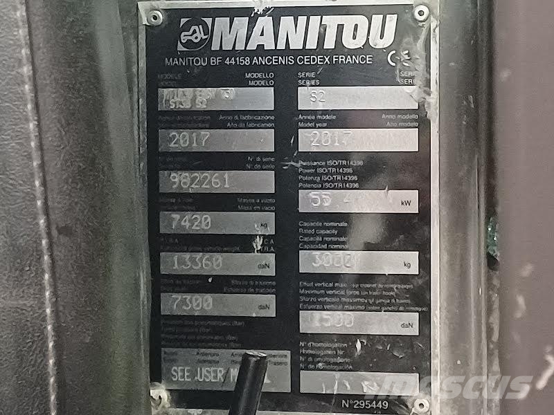Manitou MT1030 EASY 75D ST3B S2 Teleskooplaadurid