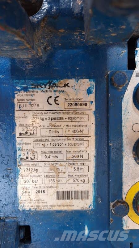 SkyJack SJIII 3219 Makasli platformlar