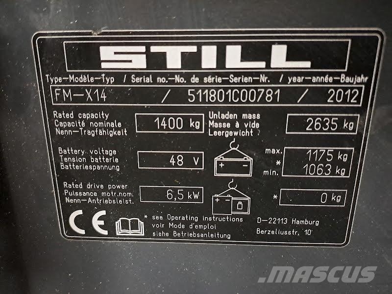 Still FM-X 14 Viljuškari sa pomičnim stupom