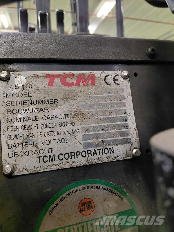 TCM FTB18-7 شاحنات ذات رافعات شوكية تعمل بالكهرباء
