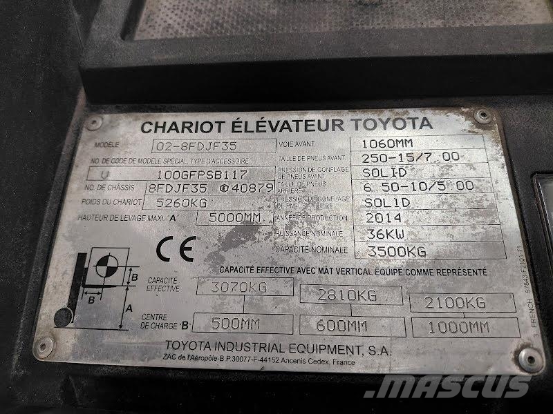Toyota 02-8FDJF35 شاحنات الديزل