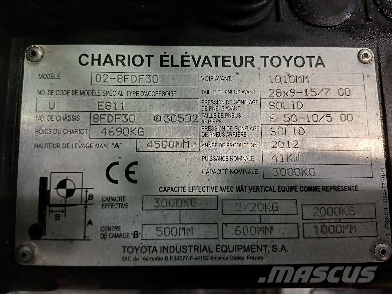 Toyota 02-8FDF30 Дизельные погрузчики