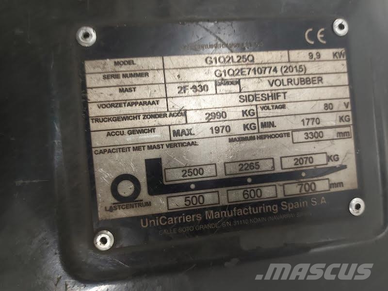 UniCarriers G1Q2L25Q Electric forklifts