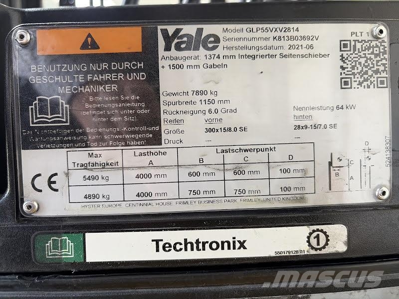 Yale GLP55VX شاحنات LPG