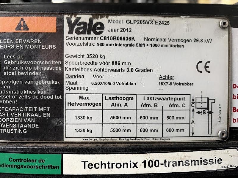 Yale GLP20SVX شاحنات LPG