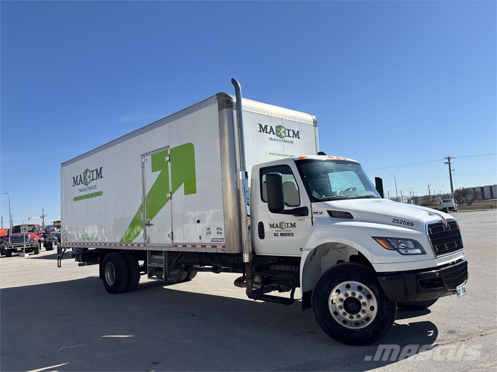 International MV Box trucks