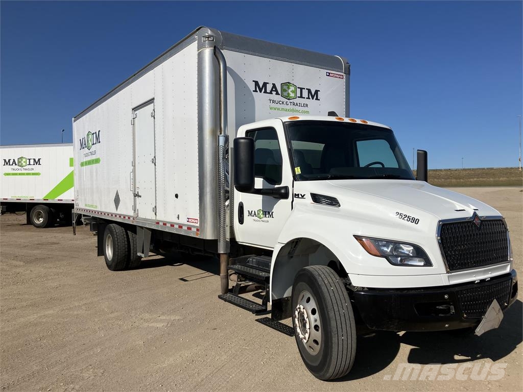 International MV Box trucks