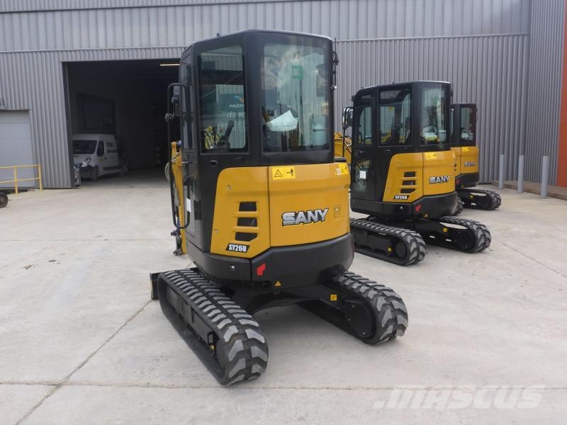 Sany SY26U Minigraafmachines < 7t