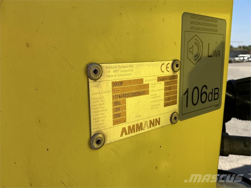 Ammann ARX26 Roller (ST27241) Další