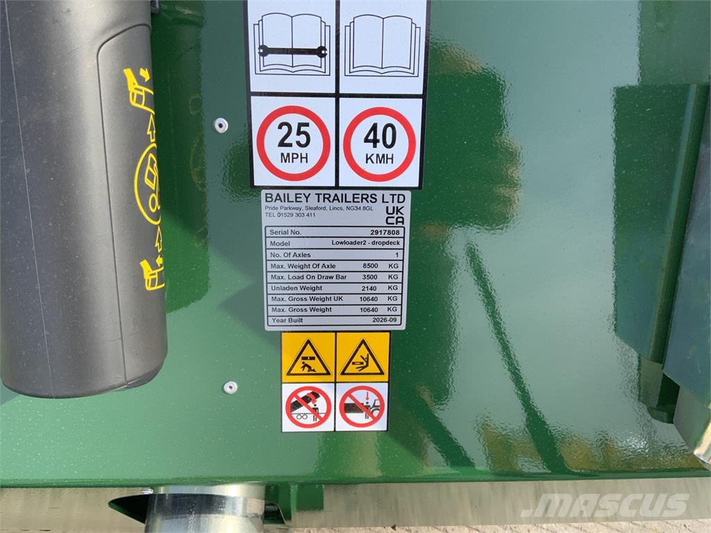 Bailey Trailers 16Ft Drop Deck Low Loader Trailer Przyczepy ogólnego zastosowania