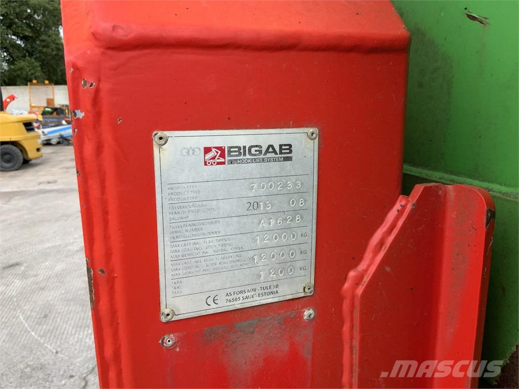 Bigab Hook Loader Trailer (ST27585) Maszyny rolnicze - Inne