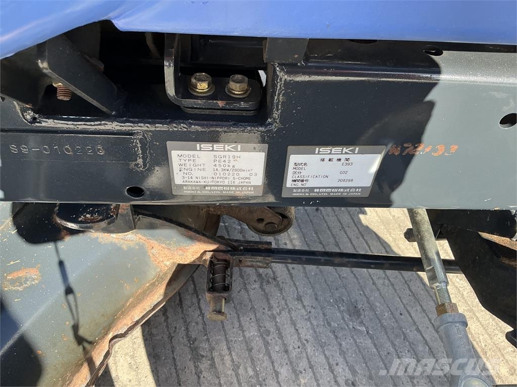 Iseki SGR19H Ride On Mower (ST27846) ركوب الحشائش