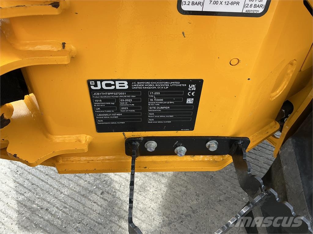 JCB 1 Tonne-2 Hi Tip Dumper (ST27105) Селскостопанство - Други