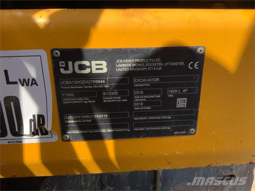 JCB 150X LC Digger (ST26136) ماكينات زراعية - غير ذلك