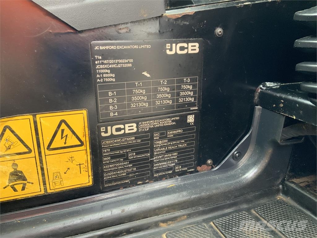 JCB 536-60 Agri Pro Telehandler (ST26543) Telescopic handlers