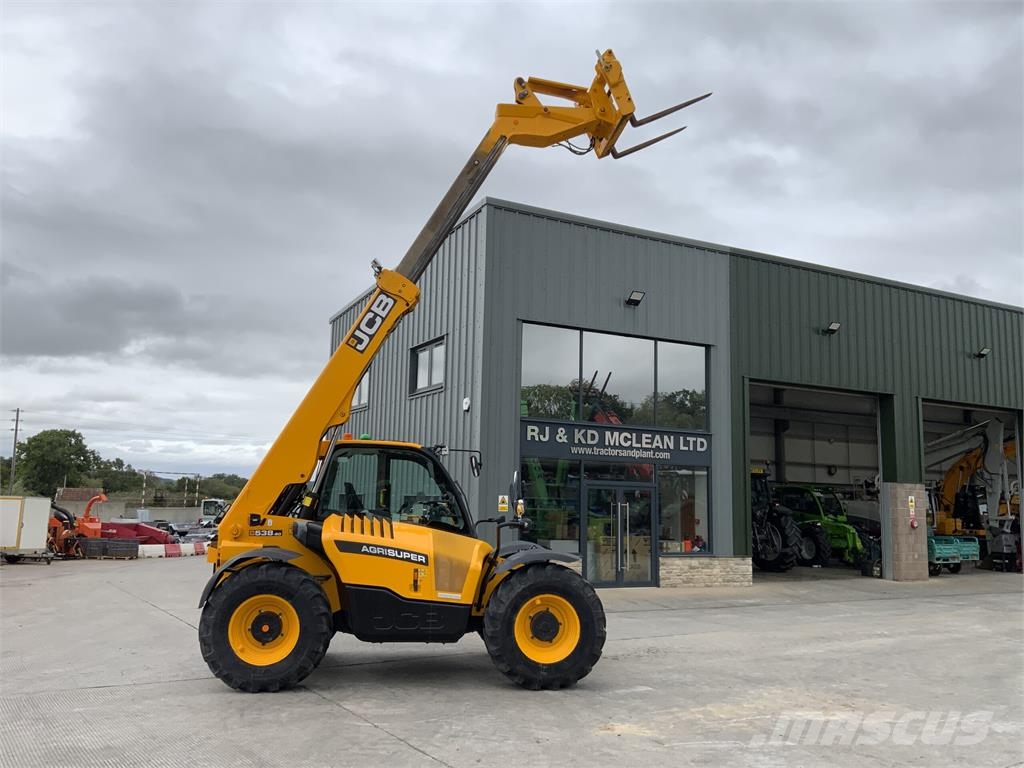 JCB 538-60 Agri Super Telehandler (ST27282) مناولات متداخلة