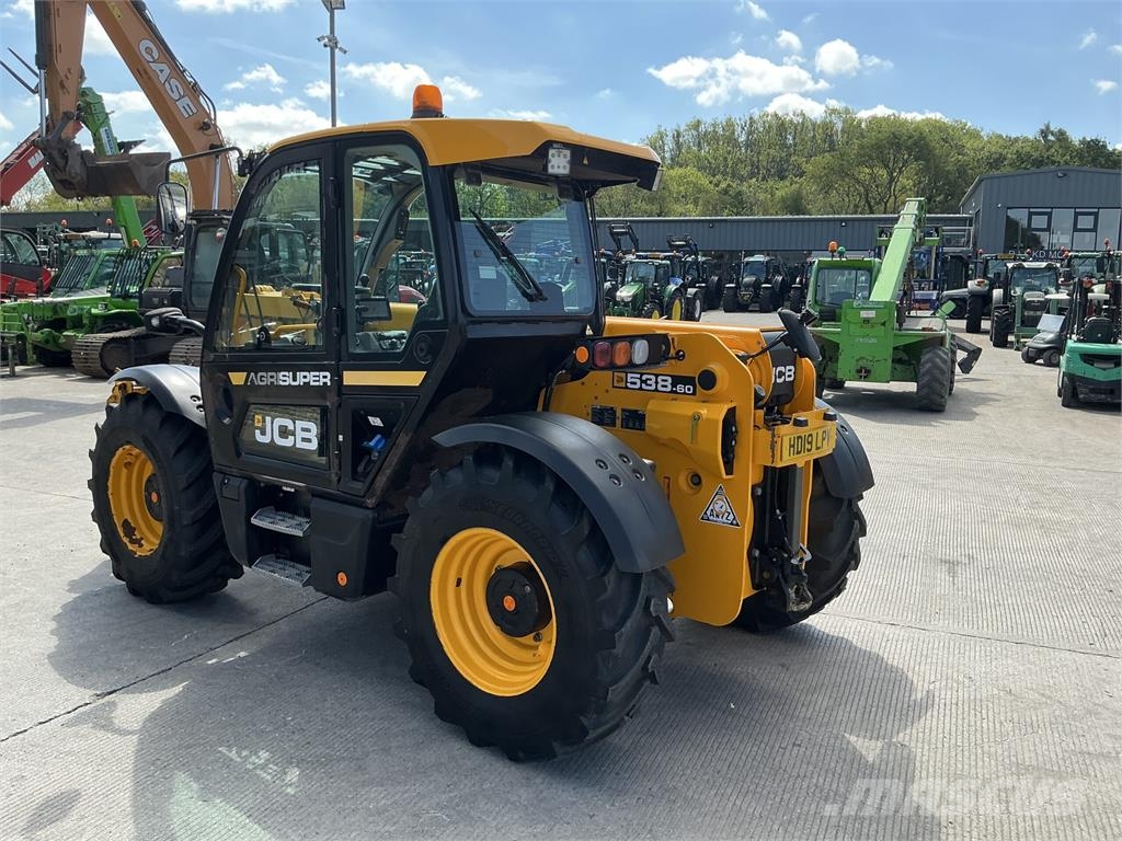 JCB 538-60 Agri Super Telehandler (ST26756) مناولات متداخلة