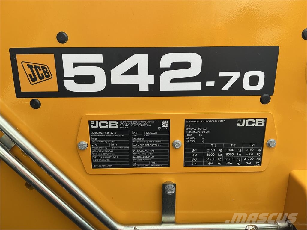 JCB 542-70 Agri Xtra Telehandler (ST27865) Telescopic handlers