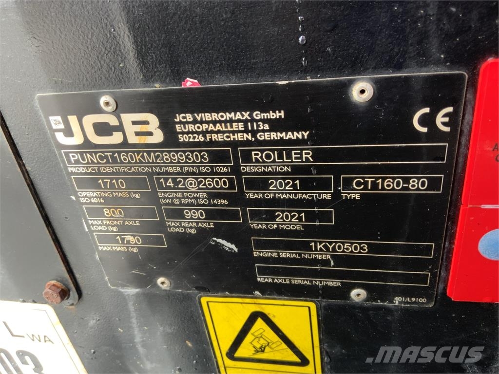 JCB CT160-80 Roller (ST27709) ماكينات زراعية - غير ذلك