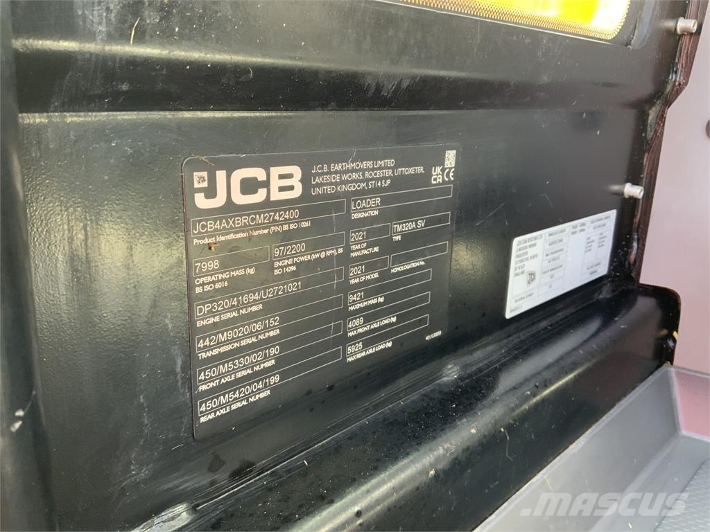 JCB TM320 Pivot Steer Telehandler (ST27652) Telescopic handlers