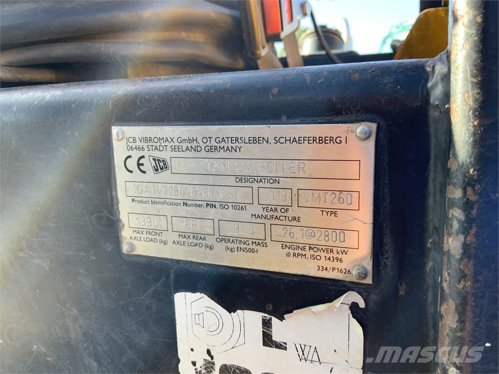 JCB VMT260-120 Roller (ST27631) Construction - Others