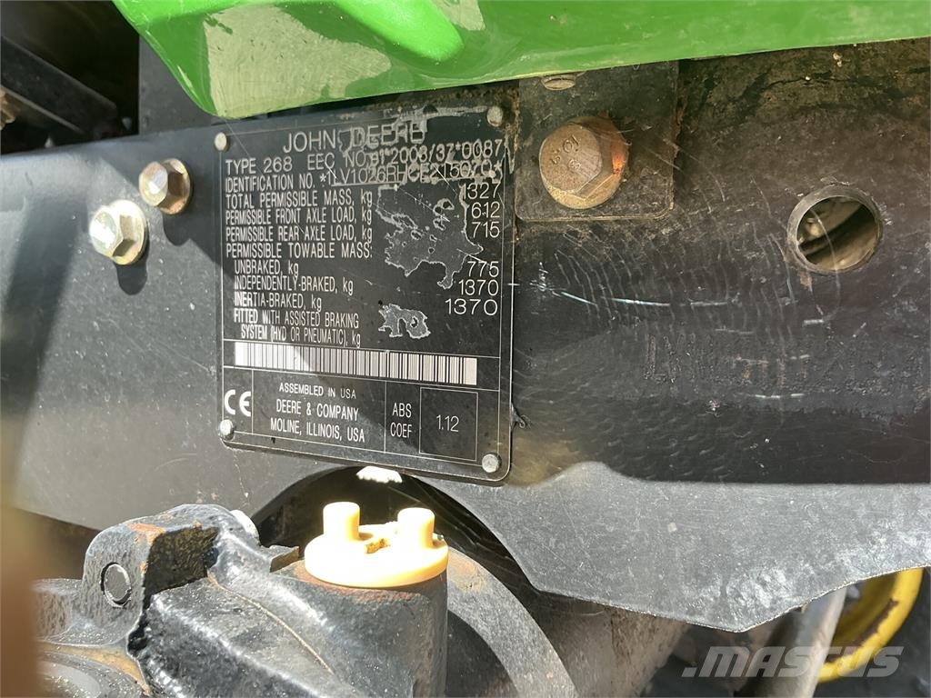 John Deere 1026R Compact Tractor (ST26030) Άλλα γεωργικά μηχανήματα