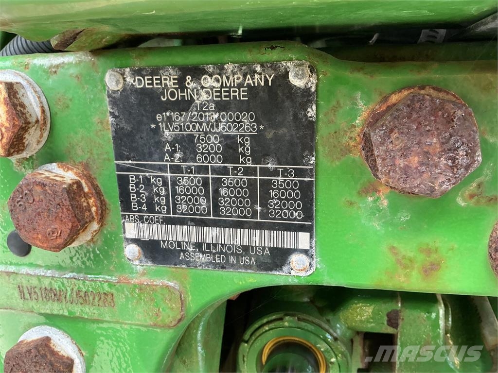 John Deere 5100M Tractor (ST27541) Teleskopik yükleyiciler