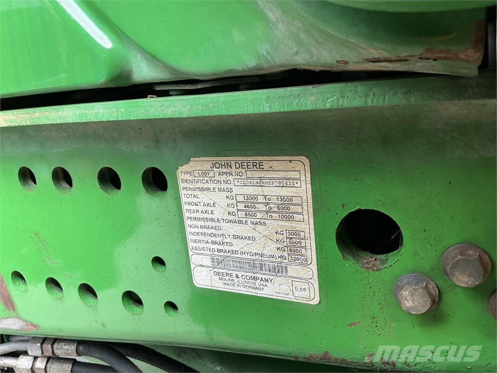 John Deere 6190R Tractor (ST26769) Traktorok