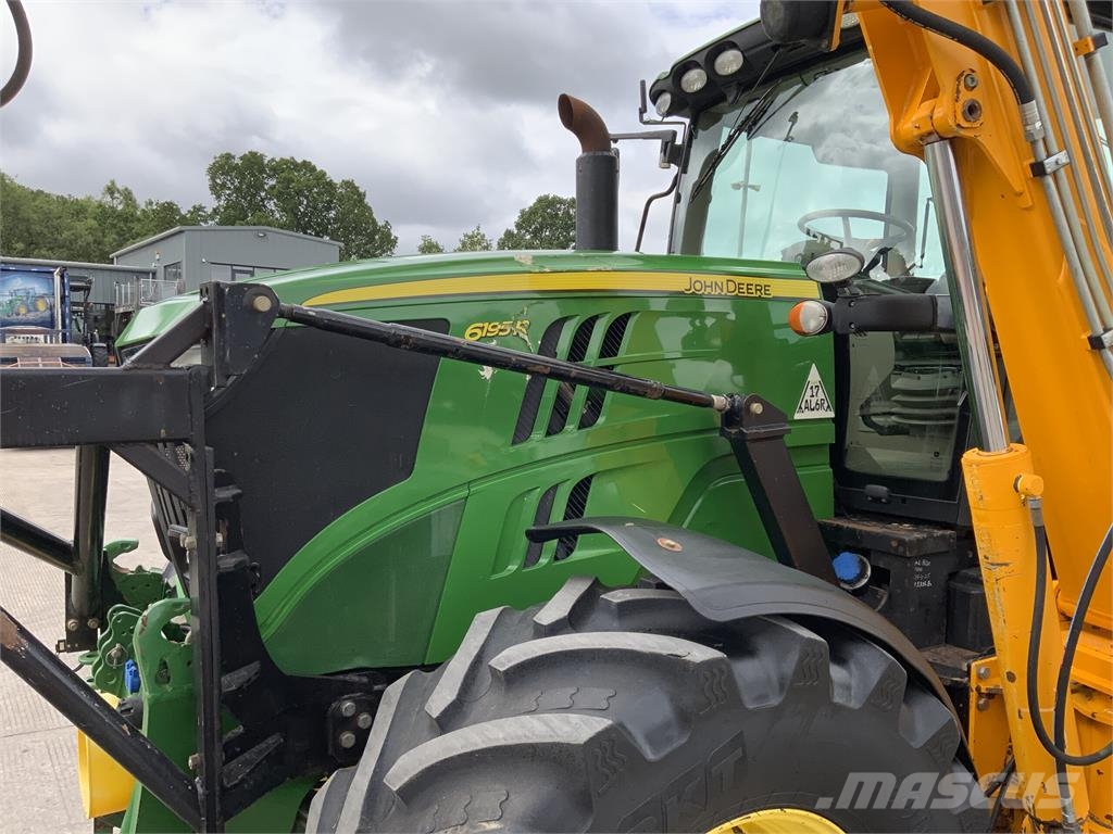 John Deere 6195R C/W Herder Mounted Hedge Trimmer (ST26503) Селскостопанство - Други
